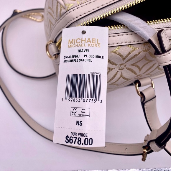 MICHAEL KORS MEDIUM DUFFLE SATCHEL
CROSSBODY BAG - Picture 9 of 9